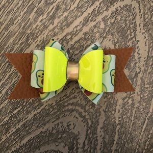 Avocado Hair Bow
